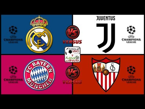 ⚽ REAL MADRID VS JUVENTUS EN VIVO ⚽ BAYERN MUNICH VS SEVILLA EN VIVO ⚽