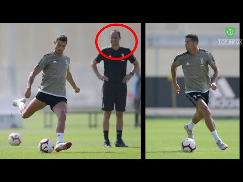 C.Ronaldo Lagi-Lagi ‘PAMER SKILL’ Di Sesi Latihan Jelang Laga Perdana Chievo vs Juventus