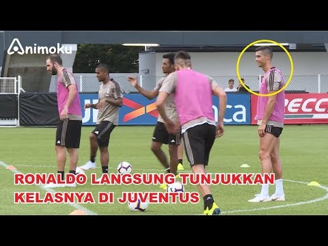 Latihan Pertama di Juventus • Ronaldo Langsung Pamer Skill • HD