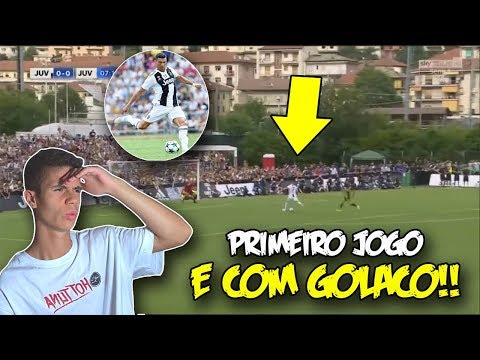 SIM !! CRISTIANO RONALDO MARCOU NO SEU PRIMEIRO JOGO!!! VS JUVENTUS B