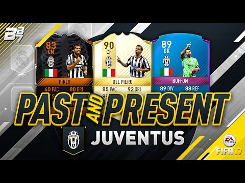 PAST AND PRESENT JUVENTUS SQUAD BUILDER! w/ DEL PIERO! | FIFA 17