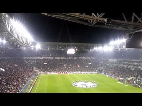 Juventus player’s intro vs bayren Munich. Champions 2016