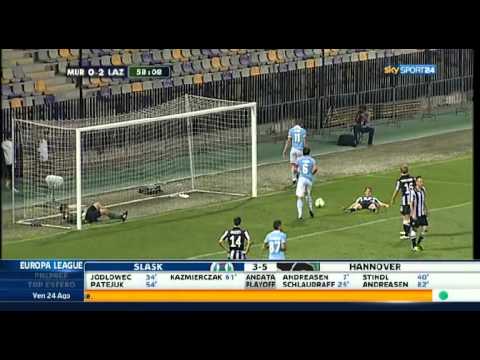 Mura Maribor 0-2 Lazio 23/08/2012 Sky Sport24