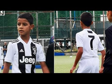 Cristiano Ronaldo Jr ● First goal in Juventus 2018