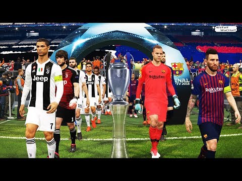 UEFA Champions League Final 2018/2019 ( FC BARCELONA vs JUVENTUS FC ) PES 2018 Gamelay PC