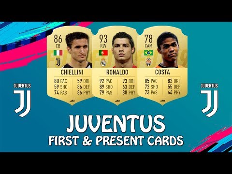 FIFA 19 | JUVENTUS FC FIRST & PAST CARDS | w/ Ronaldo, Chiellini & Douglas Costa