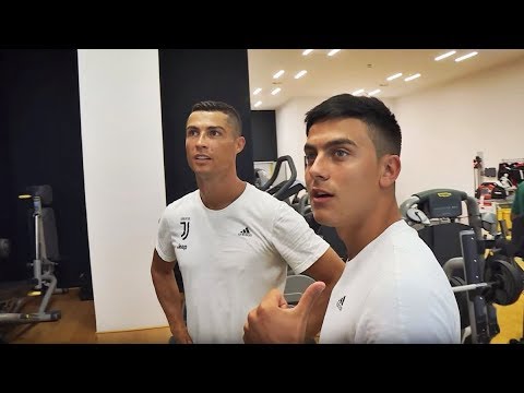 RONALDO CROSSBAR CHALLENGE w/ Dybala, Cuadrado