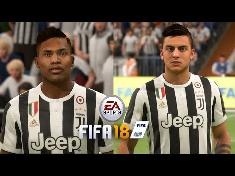 FIFA 18 – ALL JUVENTUS PLAYERS (REAL FACES)