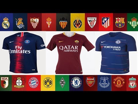 NEW Football Shirts 2018/2019  Ft. Man Utd, PSG, Juventus