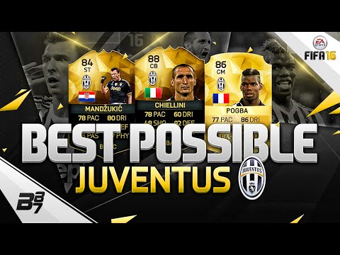 FIFA 16 | THE BEST POSSIBLE JUVENTUS SQUAD! w/ POBGA AND IF CHIELLINI!