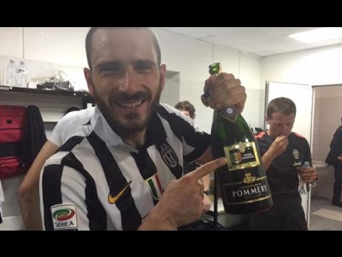 Juventus players celebration the 33 Scudetto 02 05 2015