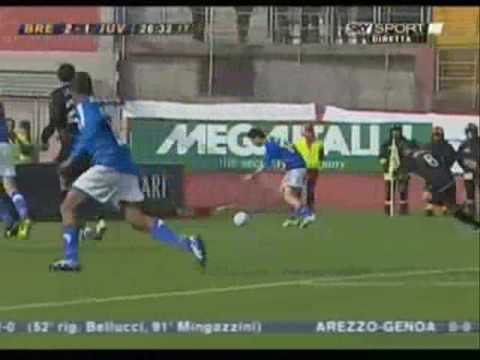 Brescia – Juventus 3 – 1 Serie B 2006/2007 tripletta di Matteo Serafini