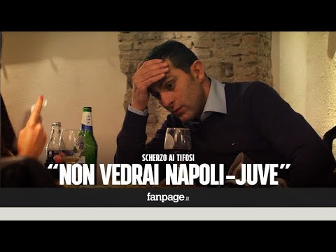 "Non puoi guardare Napoli-Juve" – CANDID CAMERA ai tifosi napoletani