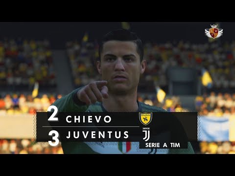 CHIEVO 2 x 3 JUVENTUS NO FIFA 18 – SERIE A TIM