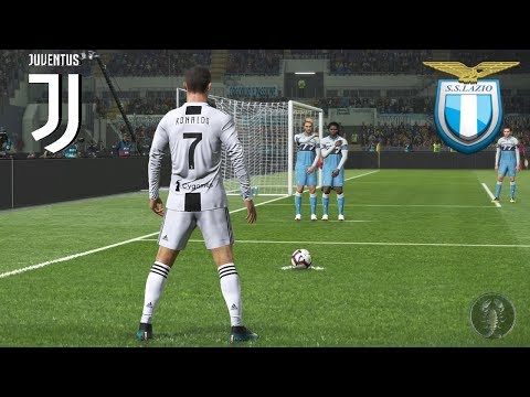 Lazio Vs Juventus 21°Giornta "CR7: Punizione Micidiale" | PES 2019 Patch [Giù]