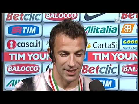 Del Piero, ultima intervista con la "maglia" della Juventus.