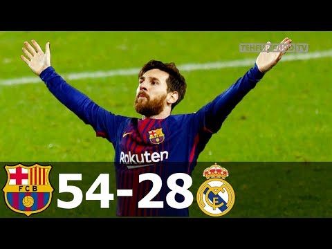 FC Barcelona vs Real Madrid 54-28 All Goals in La Liga from 2008-2019 HD 720p by TehFuriousD