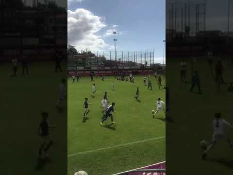 Cristiano Ronaldo's son playing for Juventus in an international tournament