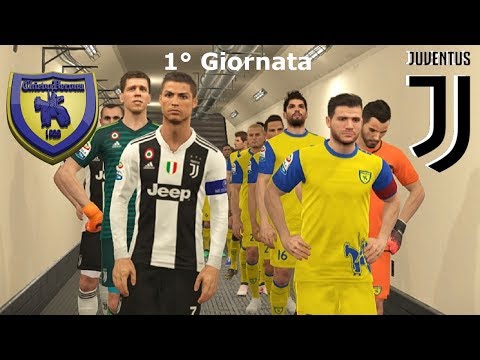 Chievo Vs Juventus 1°Giornata "Ronaldo-Dybala: la Coppia Spaventa Tutti" | PES 2019/18 Patch [Giù]