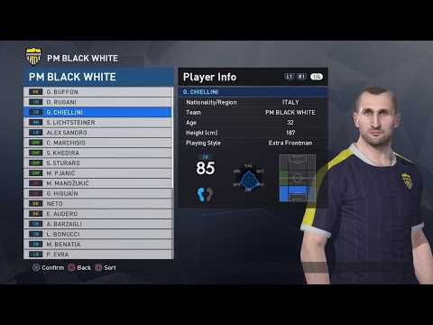 PES 2017 Juventus Squad and Skills Pro Evolution Soccer 2017