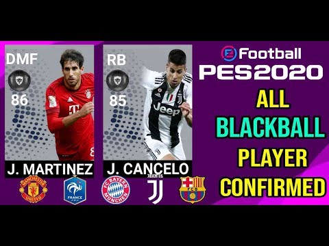 PES 2020 ALL BLACKBALL PLAYER CONFIRMED | FEAT. BAYERN AND JUVENTUS