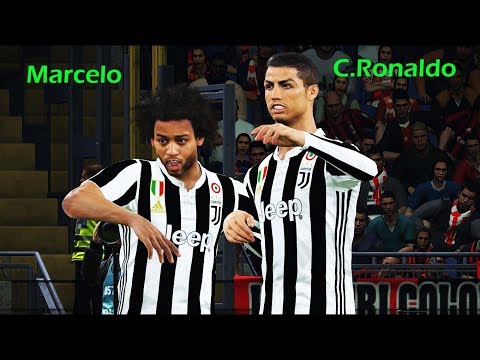 PES 2018 | MARCELO to follow C.RONALDO to Juventus ? | CR7 scored 4 goals | Milan vs Juventus