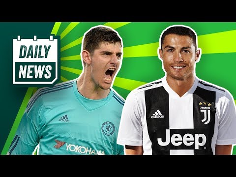 TRANSFER NEWS: Courtois & Hazard To Real Madrid + Ronaldo's Medical in Juventus ►Daily Football News