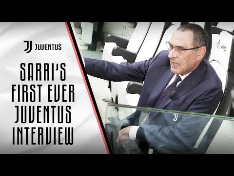 Maurizio Sarri's first ever Juventus interview