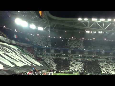 Juventus vs Bayern Munich formation, anthem and choreography