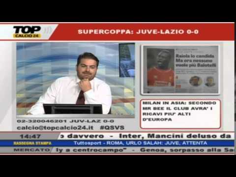 DIRETTA CALCIO – I commenti su juventus-lazio 2-0 del 08/08/2015 (Supercoppa Italiana)