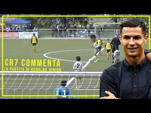 RONALDO COMMENTA LA PARTITA DI RONALDO JUNIOR | JUVENTUS-BORUSSIA DORMUND U9|