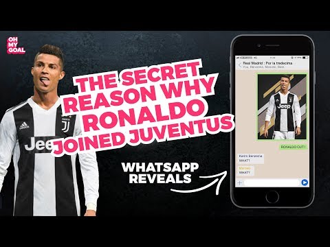 This WhatsApp chat reveals the secret reason why Ronaldo joined Juventus