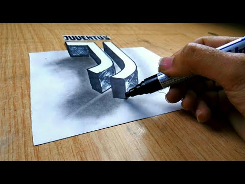 رسم 3d لشعار يوفنتوس 2019