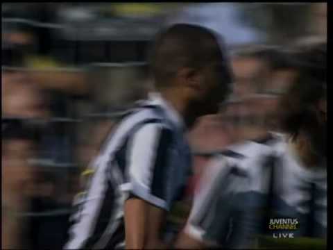 Juventus A – Juventus B, but de Trezeguet