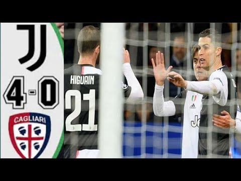 JUVENTUS VS CAGLIARI 4-0 SERIE A ITALY 6/1/2020 RESULT