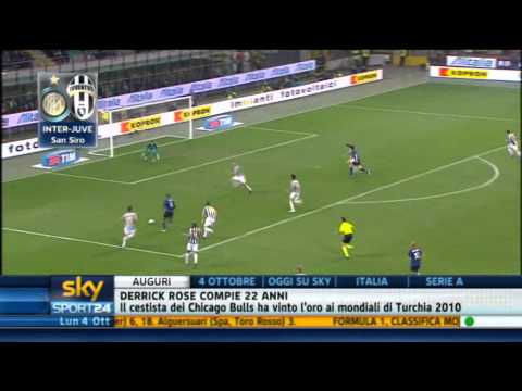 Sky Sport 24 Sintesi news Inter-juventus Sky HD 03/10/10