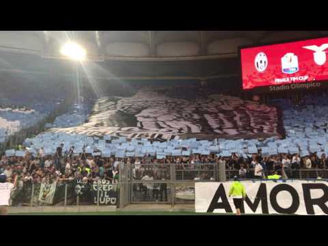 LAZIO – Juventus Finale di coppa Italia SCENOGRAFIA IRRIDUCIBILI