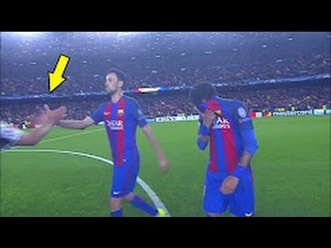 Barcelona players reaction .. Barcelona vs Juventus 0-0