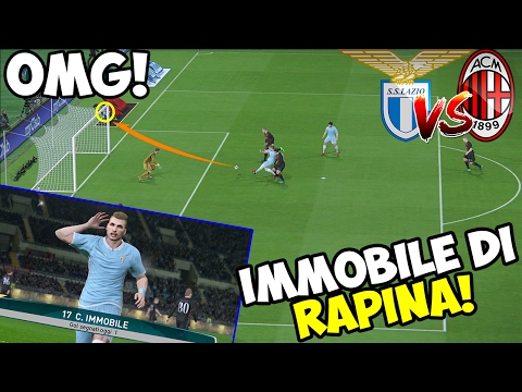 IMMOBILE DI RAPINA! LAZIO-MILAN [PES 2017 ITA]