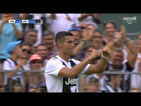 Cristiano Ronaldo First Goal for Juventus (12/08/2018) HD